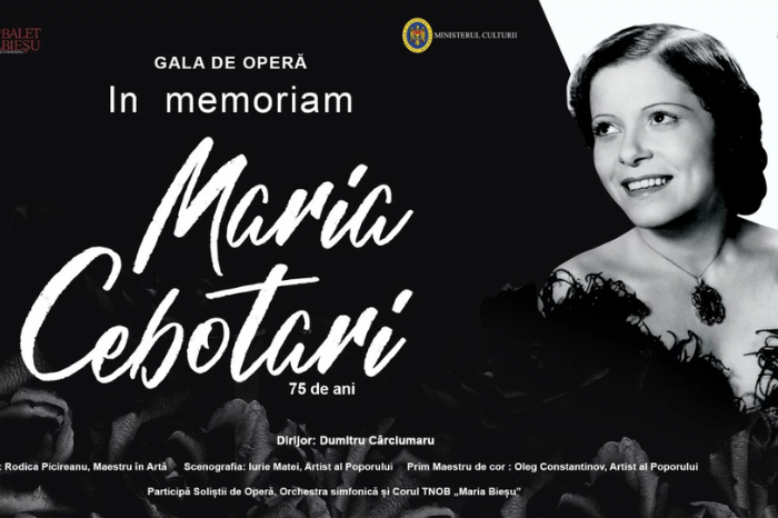 La Opera Națională va avea loc Gala de Operă „In Memoriam Maria Cebotari”
