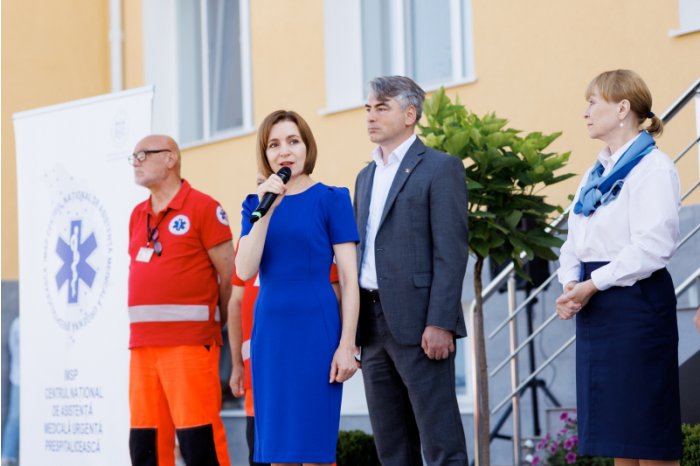 Președinta Maia Sandu,  la deschiderea sediului Substației de Asistență Medicală Urgentă Prespitalicească Orhei: „Vom continua să sporim accesul cetățenilor la serviciile de sănătate de calitate”
