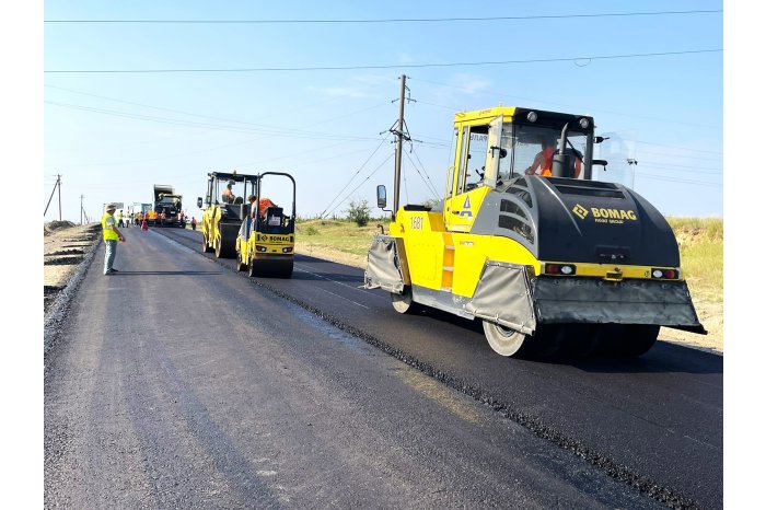 GUVERNUL CONSTRUIEŞTE // Lucrările de construcția drumului M3 Chișinău-Comrat-Giurgiulești-frontiera cu România (ocolirea oraşului Vulcănești), în plină desfășurare
