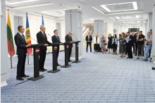 Press conference held by the Prime Minister of the Republic of Moldova, Dorin Recean, the President of Lithuania, Gitanas Nausėda, the President of Estonia, Alar Karis, and the President of Latvia, Edgars Rinkēvičs '