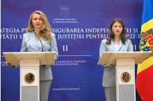 Press statements by Moldova's Justice Minister Veronica Mihailov-Moraru and Justice Minister of Latvia Inese Lībiņa-Egnere'