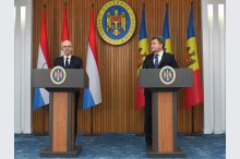 Press conference by Prime Minister of the Republic of Moldova Dorin Recean and Prime Minister of Luxembourg Luc Frieden'