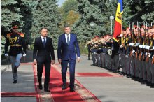 Romanian PM on visit to Chisinau'