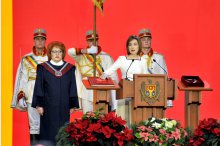 Maia Sandu takes oath of swearing in office of Moldova's President'